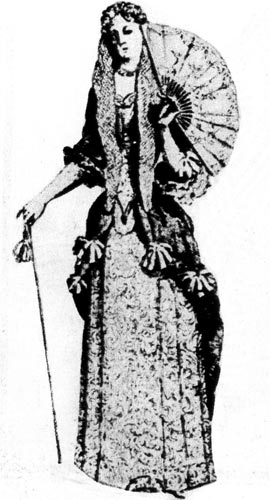 286. Женская мода эпохи Людовика XIV. 