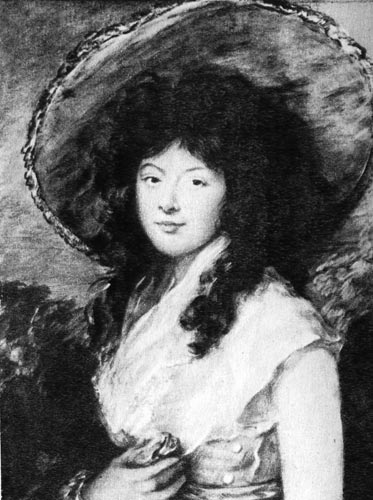 626. Томас Гейнсборо, Мисс Кэтрин Тэттон. Национальная галерея, Вашингтон. Широкополая шляпа была очень популярна в конце XVIII века как дополнение к летнему платью. 