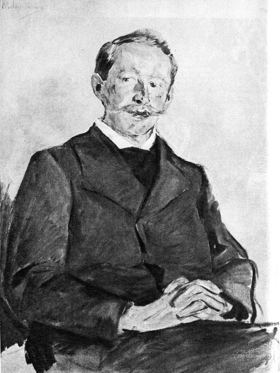 849. Макс Либерманн, Портрет доктора Линде. Национальная галерея, Прага. 