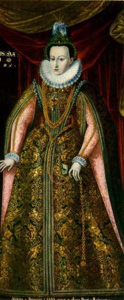 X. Чешский мастер, Елизавета из Рожмиталя, супруга Яна Бездружицкого из Коловрат. Около 1580 г. Государственный замок в Нелагозевси (Чехословакия). 